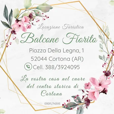 Daire Balcone Fiorito, Nel Cuore Del Centro Storico Di Cortona