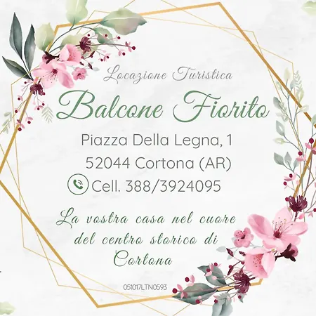 Apartament Balcone Fiorito, Nel Cuore Del Centro Storico Di Cortona