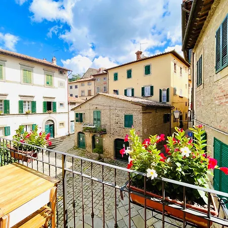 Balcone Fiorito, Nel Cuore Del Centro Storico Di * コルトーナ