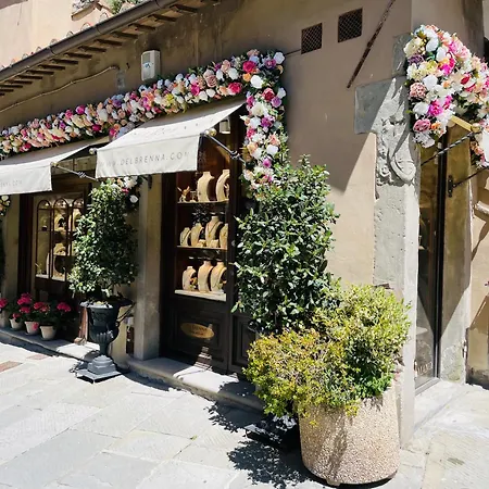 Balcone Fiorito, Nel Cuore Del Centro Storico Di * コルトーナ
