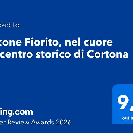 Balcone Fiorito, Nel Cuore Del Centro Storico Di Daire Cortona